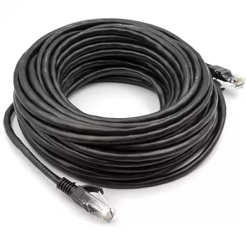 Laidas Cat5E UTP, 15m, Juodas
