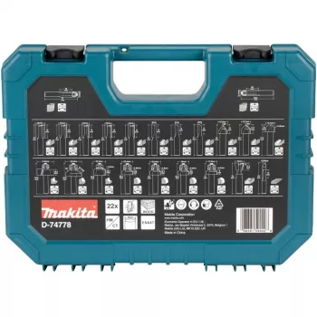 Makita D-74778 frezų rinkinys