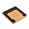 Jata HBAS1489 elektroninės vonios svarstyklės, 180 kg, 100 g žingsnis, presuoto bambuko platforma, LCD ekranas