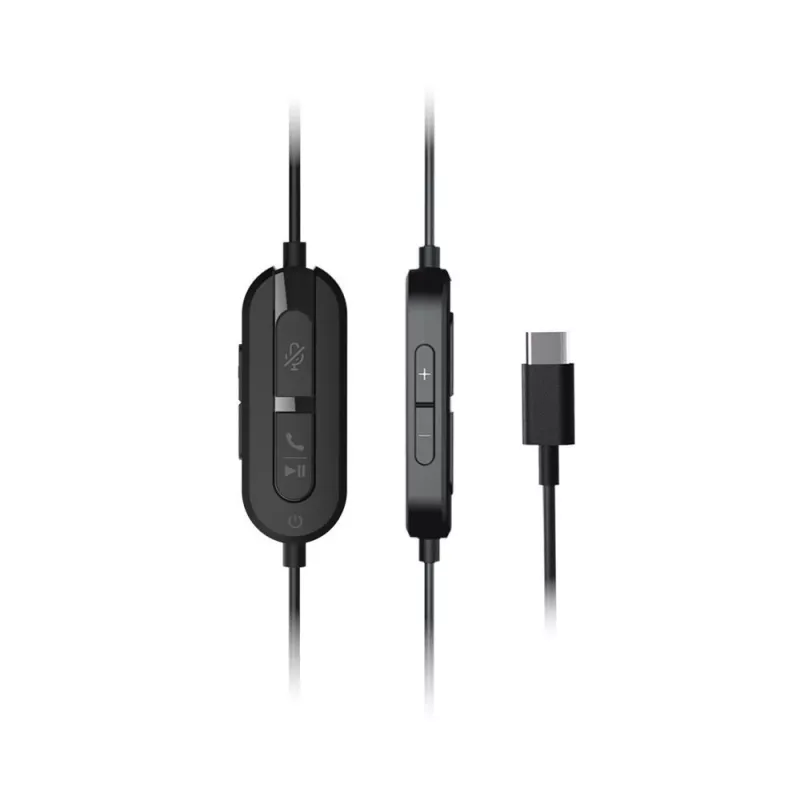 Creative 51EF0980AA000 Chat USB ausinės ant galvos su mikrofonu, laidinės, stereo, juodos