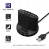 Qoltec 50632 lustinių kortelių skaitytuvas, USB 2.0, juodas, 1 m kabelis