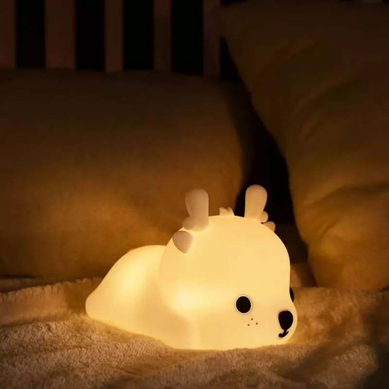 Nakties šviesutė Tellur TLL441161 Baby Deer LED švelnus švytėjimas, kompaktiška naktinė lemputė