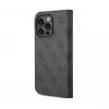 GUESS knyginis dėklas Apple iPhone 14 Pro Max, guma/silikonas, juodas