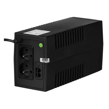 Ever EASYLINE 850 AVR USB linijinis-interaktyvus UPS 0,85 kVA 480 W 2 AC lizdai