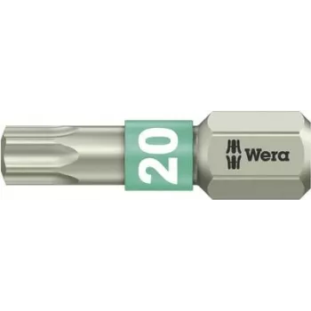 Wera 3867/1 TS TX 20 įdėtinis antgalis, 25 mm, nerūdijantis plienas