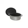 Ketaus troškintuvas Staub La Cocotte 5,5 L ovalus