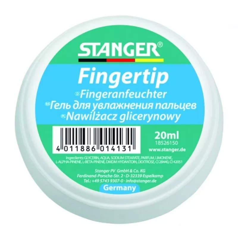 Klijų rašiklis Stanger Finger Tip 18526150, 20 ml, pirštų galiuku dozuojamas klijavimo įrankis