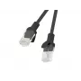 Tinklo laidas LANBERG PCU6-10CC-0100-BK RJ-45 Cat6 1 m Juodas U/UTP