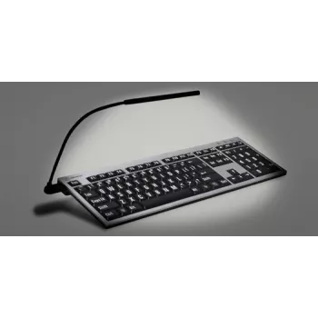 Logickeyboard LL-BLACK USB lemputė juoda