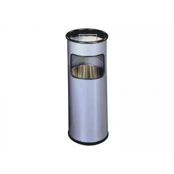 Durable metalinė šiukšliadėžė su pelenine – apvali – 17 l