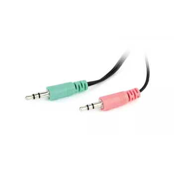Ausinės su mikrofonu Gembird MHS-123, laidinės, 3.5 mm, juodos
