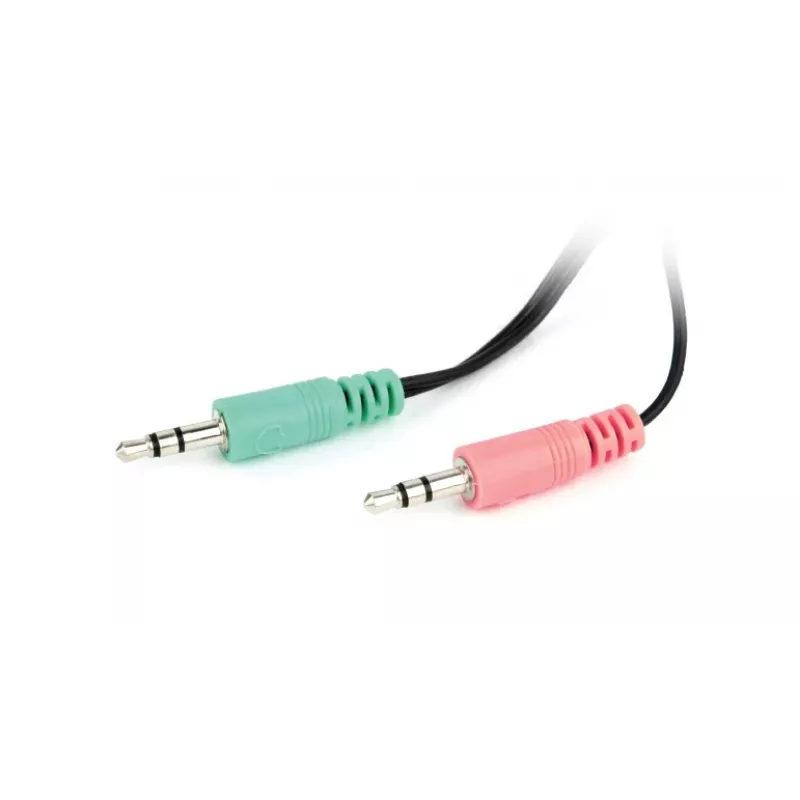 Ausinės su mikrofonu Gembird MHS-123, laidinės, 3.5 mm, juodos