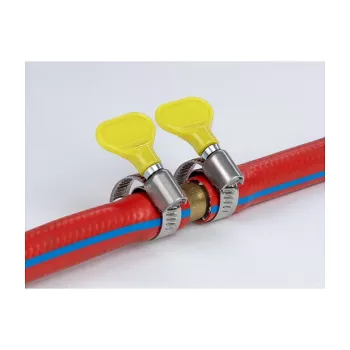Žarna spaustukas drugelis DeLOCK 400 SS 32–50 mm 5 vnt geltoni