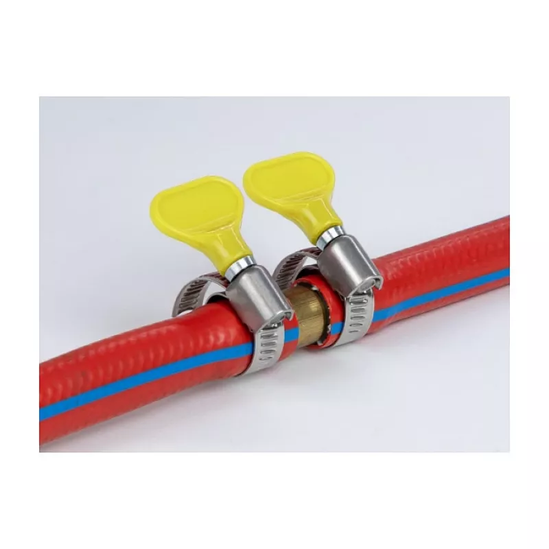 Žarna spaustukas drugelis DeLOCK 400 SS 32–50 mm 5 vnt geltoni