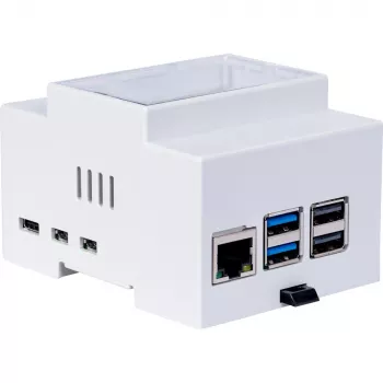 Raspberry Pi RB-CASEP5-07 pilkas korpusas