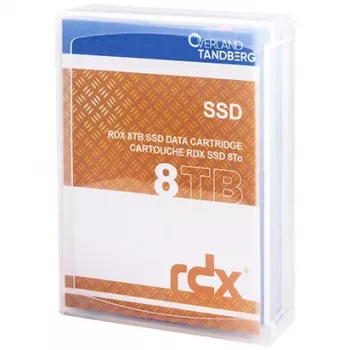 RDX kasetė Overland-Tandberg 8 TB SSD, RDX laikmena, 87×119×23 mm, juoda