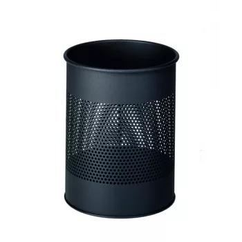 Šiukšliadėžė Durable 331058 15 L apvali metalinė antracitinė