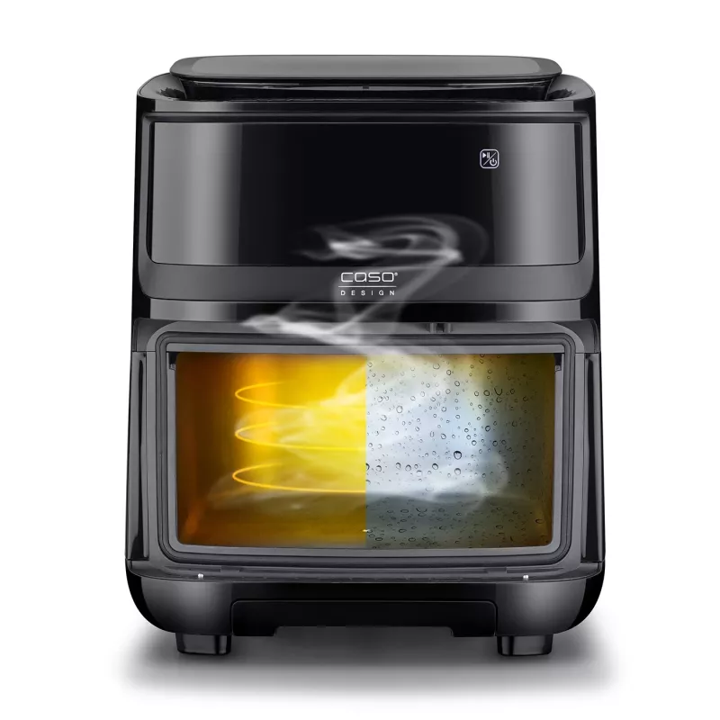 Kepimo krosnelė Caso Steam and AirFry 700, 1700 W, 7 L, juoda