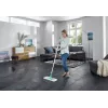 Leifheit Profi XL cotton plus plokščias šluotražis – 420 mm plotis, 360° sukama galvutė, medvilnė/pluoštas, aliumininis kotas