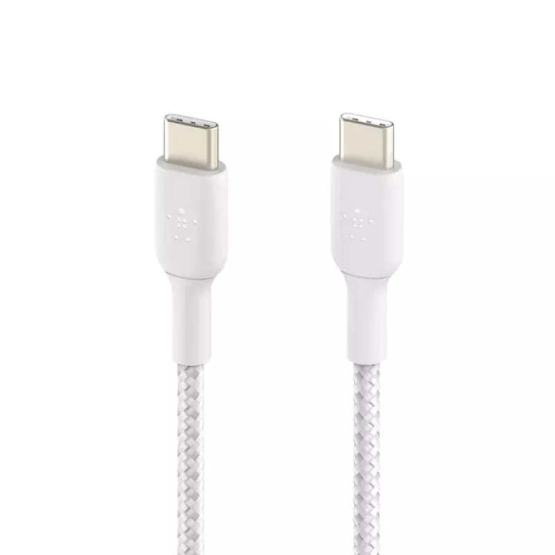 USB-C laidas Belkin BoostCharge 2 m, USB-C, baltas