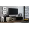 Cama TV spintelė SIGMA1 180 sonomos ąžuolas/juodas blizgus