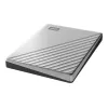 WD My Passport Ultra for Mac WDBKYJ0020BSL - Išorinis kietasis diskas - užšifruotas - 2 TB - nešiojamas - USB 3.0 (USB-C jungtis) - 256 bitų AES - sidabrinis