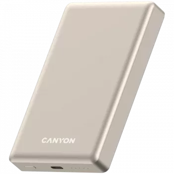 Canyon OnCharge 510 - Powerbank - 10 000 mAh - USB-C įėjimas - USB-C PD 20W išėjimas + belaidis įkrovimas su magnetu
