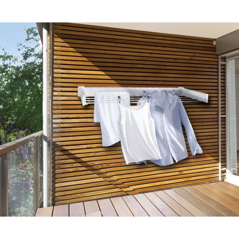 Sieninis džiovintuvas Leifheit Telegant 30 Protect White, plotis 720 mm, gylis 370 mm, 3 m linija