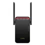 Wi-Fi signalo stiprintuvas Cudy RE3000 2400–5000 MHz, 802.11ax/ac/n/g/b/a, Ethernet 100 Mbps, išorinė antena, juoda/raudona
