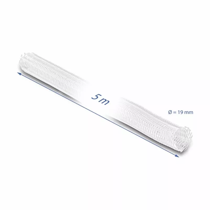 Pintas kabelių movimas DeLOCK 20810 5 m x 19 mm baltas