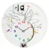 NeXtime 2998wi Cuckoo Round sieninis laikrodis, 30x10 cm, baltas