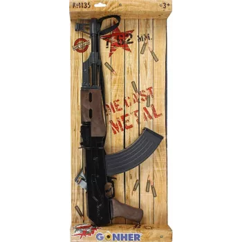 Pulio Metal Commando šautuvas Gonher – metalinis žaidiminis strėlinis šautuvas, modelis 1551135/6