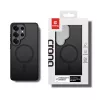 Crong Hybrid Matte Magnetic MagSafe dėklas Samsung Galaxy S26 Ultra — TPU+PC, juodas