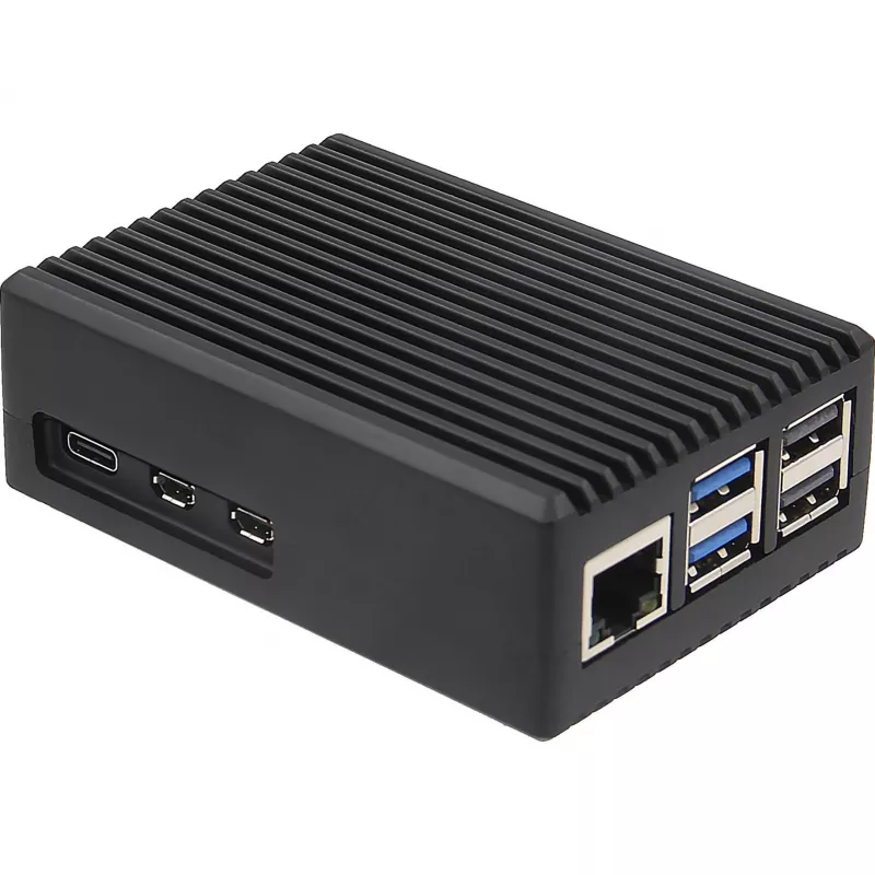 INTER-TECH ODS-739 dėklas Raspberry Pi 5 — kompaktiškas apsauginis korpusas