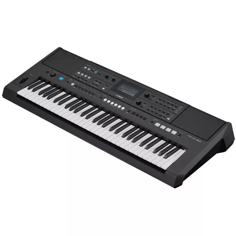 Klaviatūra YAMAHA PSR-E483 — 61 klavišų nešiojama aranžuotojo klaviatūra su lietimui jautriais klavišais ir USB-MIDI