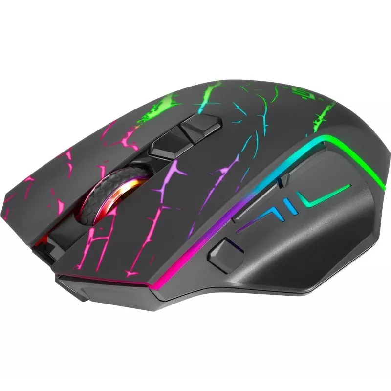 Belaidė žaidimų pelė DEFENDER GM-503 URAN OPTIC RF RGB 3200dpi 7 mygtukai