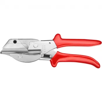 Knipex 94 35 215 kampinės žirklės plastiko ir gumos profiliams, 215 mm