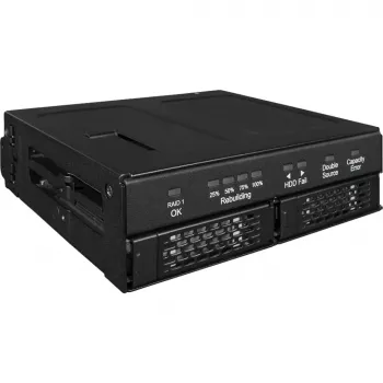 Icy Dock MB902SPR-B R1 2,5 colio SATA diskų gaubtas juodas