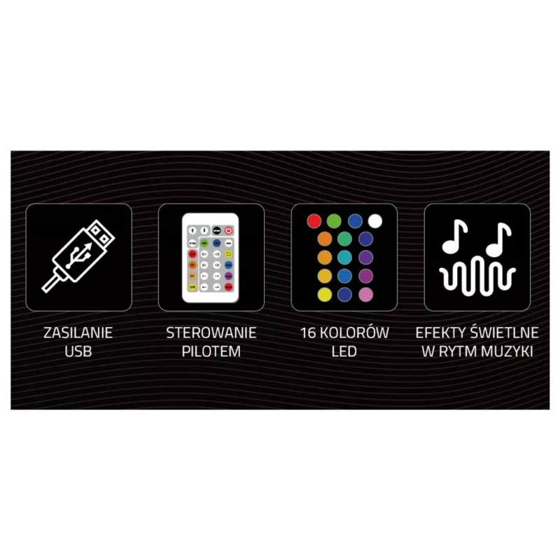 Dekoratyvinė neoninė šviesa MANTA SNL58RGB RGB LED juosta