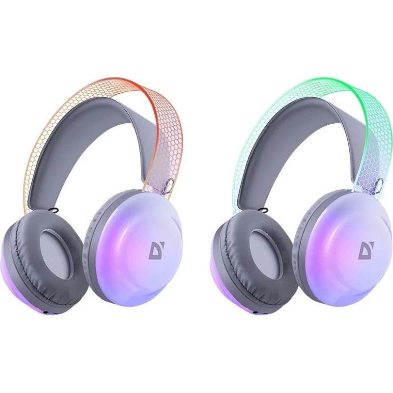 Belaidės ausinės ant galvos DEFENDER Freemotion B651 – binauralinės, uždaros akustinės, 20–20000 Hz, 105 dB, USB-C, AUX