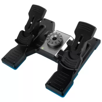 Logitech Flight Rudder Pedals pedalai su laidu asmeniniam kompiuteriui