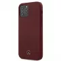 Mercedes MEHCP12MSILRE iPhone 12/12 Pro 6,1 raudonas kietas dėklas Silicone Line