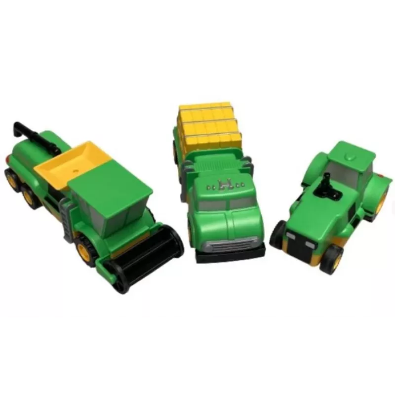 Popular Playthings Ūkio transporto priemonių rinkinys Mix or Match (dvikalbis)