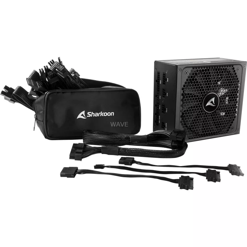 Sharkoon SilentStorm Cool Zero 650 vidinis maitinimo blokas ATX12V 2.4 80 PLUS Gold AC 110/230 V 650 W aktyvus PFC juodas