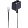 Telefono laidas ShiverPeaks BS71270-8 0,15 m juodas