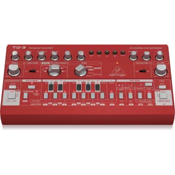 Analoginis sintezatorius Behringer TD-3-RD Red 9V DC