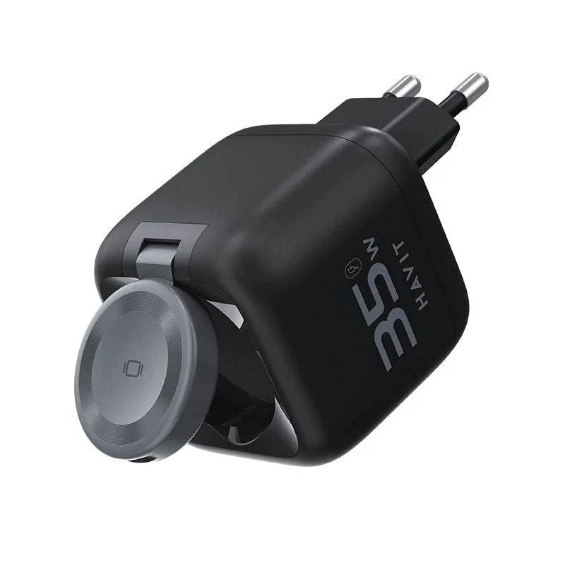 Keliautojas GaN įkroviklis Havit UC250 A-EU 35W 20V 1xUSB-C 0.7m juodas