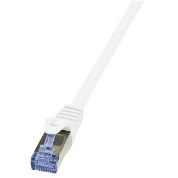Tinklo kabelis LogiLink Cat6a S/FTP RJ-45 1,5 m Baltas