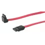 MicroConnect SAT15005A1 SATA kabelis, 90° kampu, SATA 150/300 (1,5/3 Gb/s), lizdas–lizdas, 0,5 m