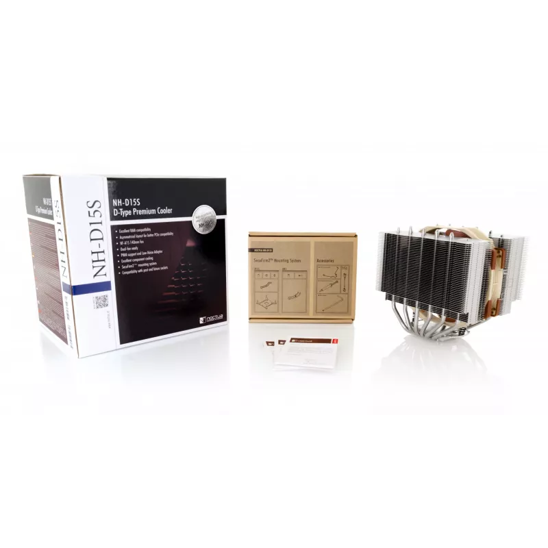 Noctua NH-D15S procesoriaus aušintuvas 14 cm aliuminis, varinis